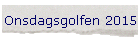 Onsdagsgolfen 2015